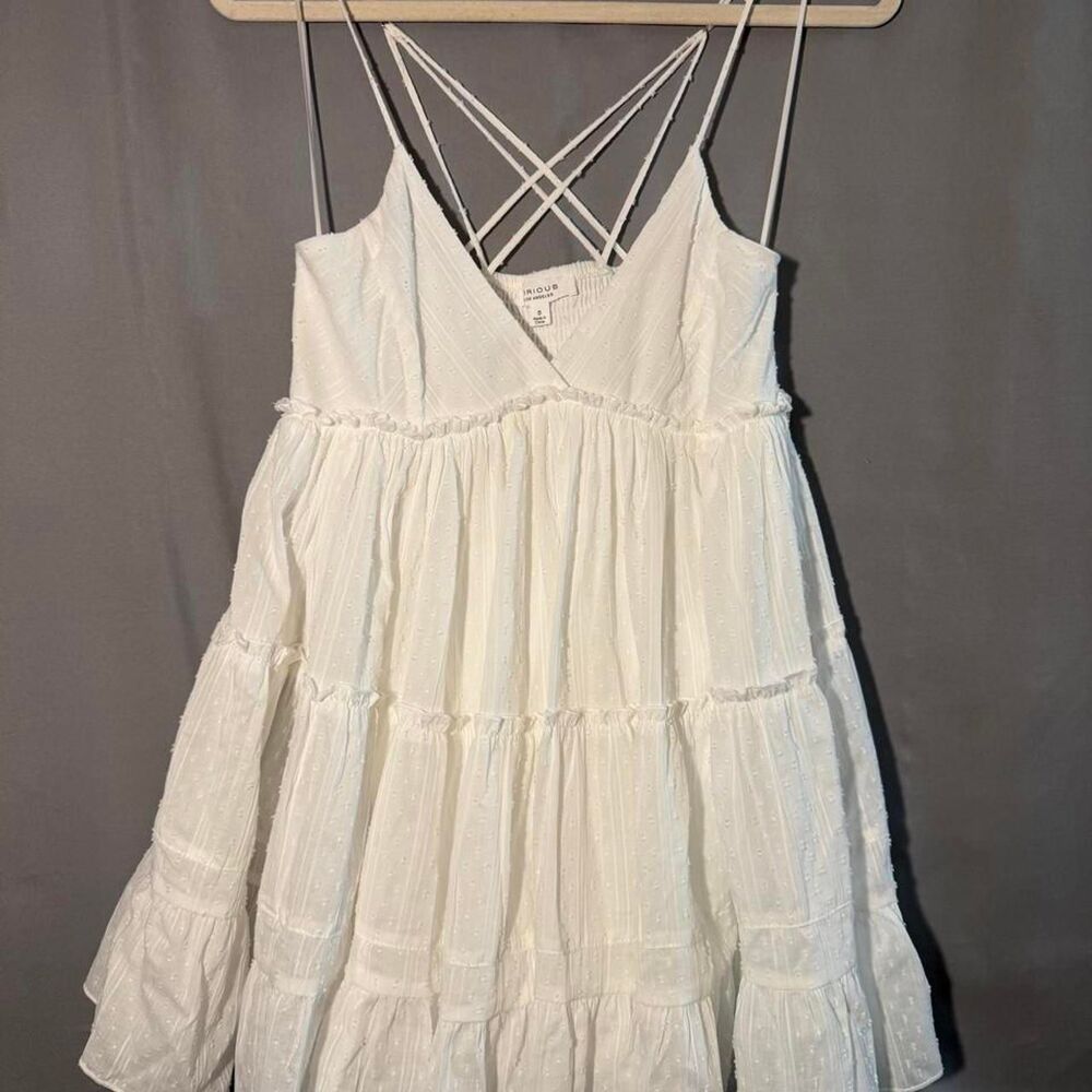 Kurious white mini dress